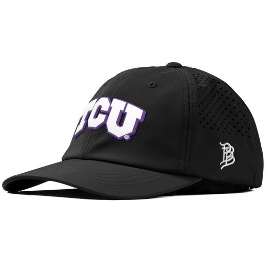 Texas Christian University "TCU Block" Performance Dad Hat Black