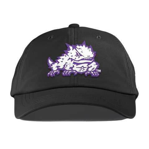Texas Christian University "TCU Team Logo" Performance Dad Hat Black