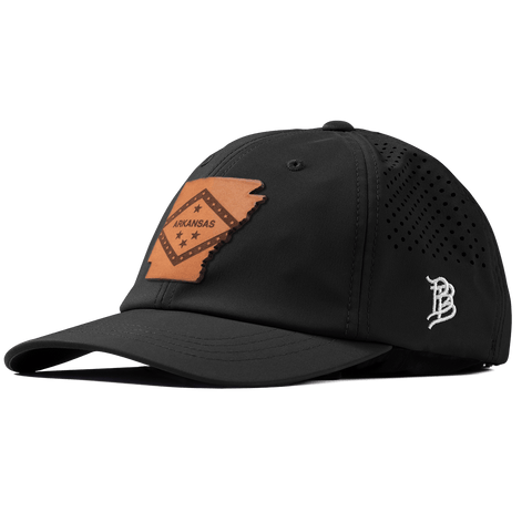 Arkansas 25 Performance Dad Hat Black