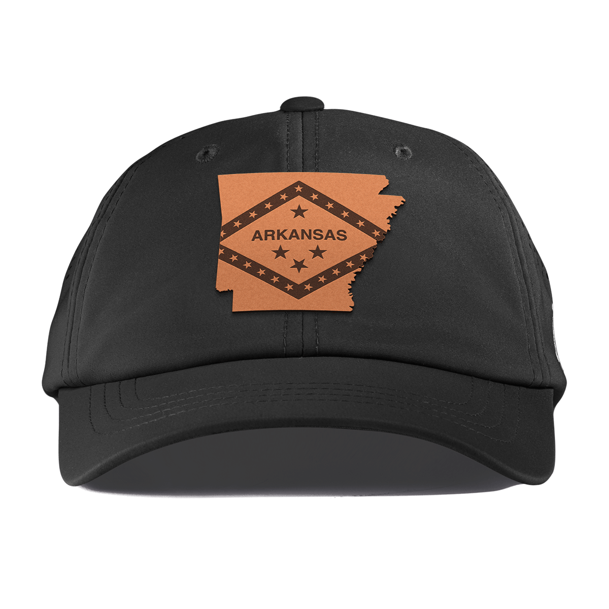 Arkansas 25 Performance Dad Hat Black