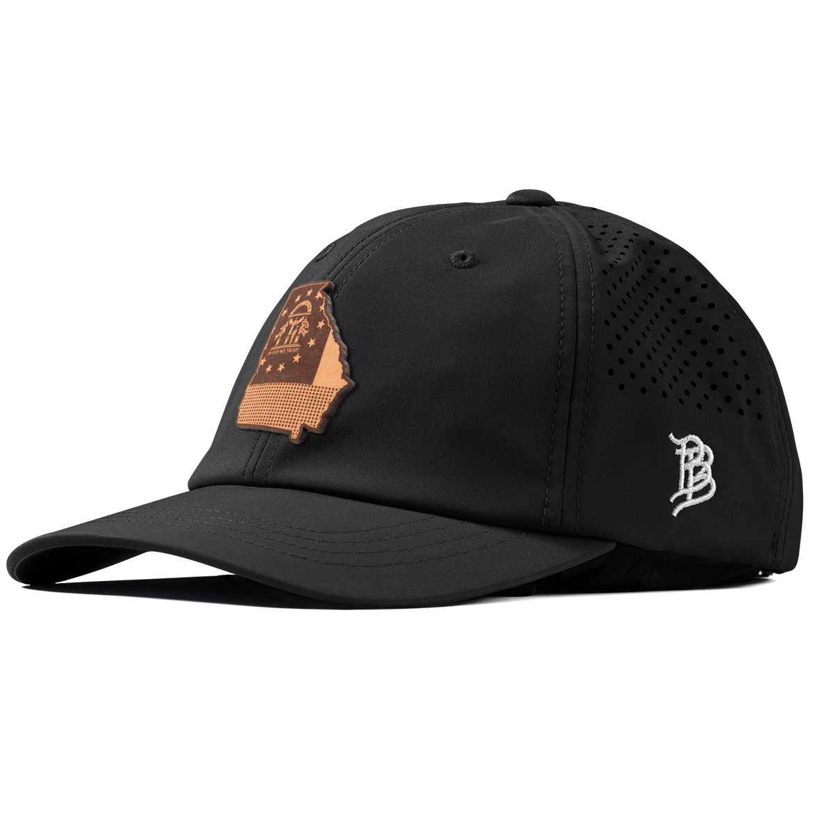 Georgia 4 Performance Dad Hat Black