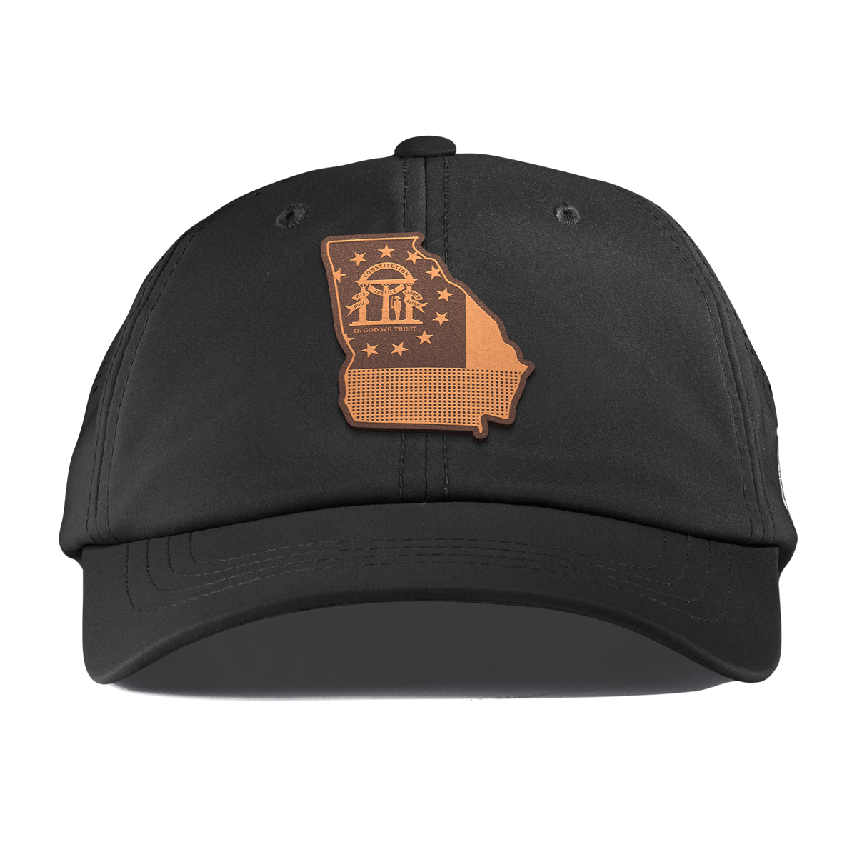 Georgia 4 Performance Dad Hat Black