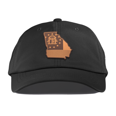 Georgia 4 Performance Dad Hat Black