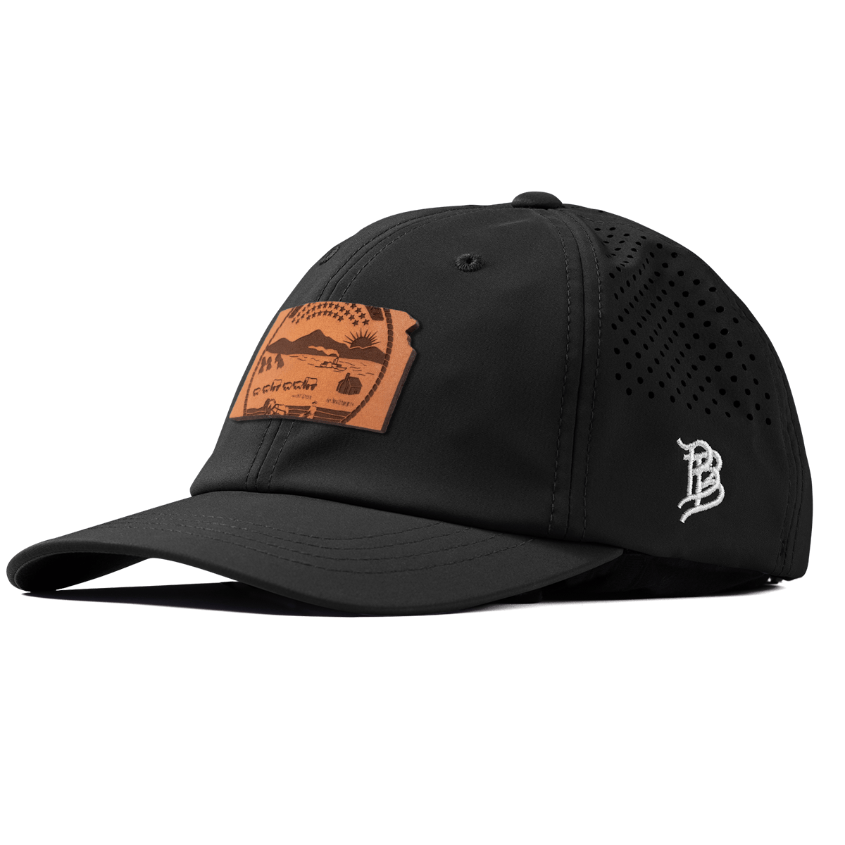 Kansas 34 Performance Dad Hat Black