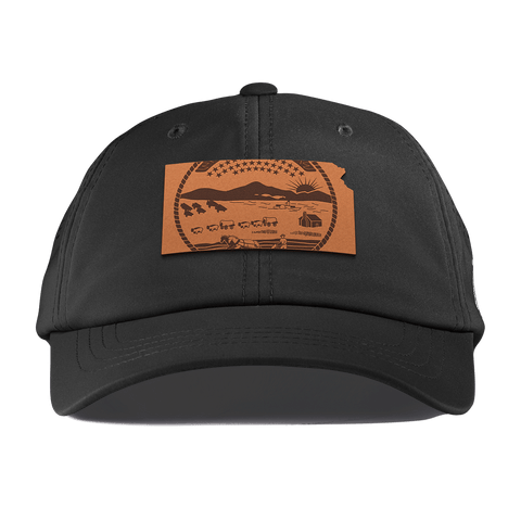 Kansas 34 Performance Dad Hat Black