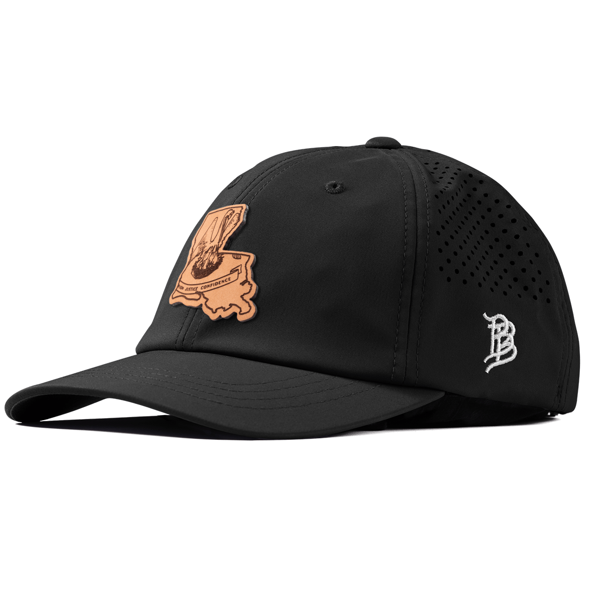 Louisiana 18 Performance Dad Hat Black