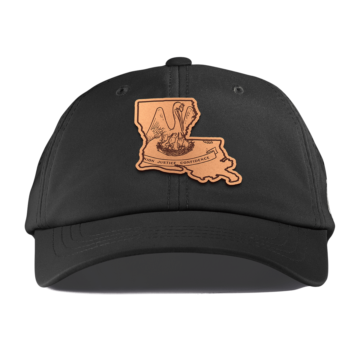 Louisiana 18 Performance Dad Hat Black