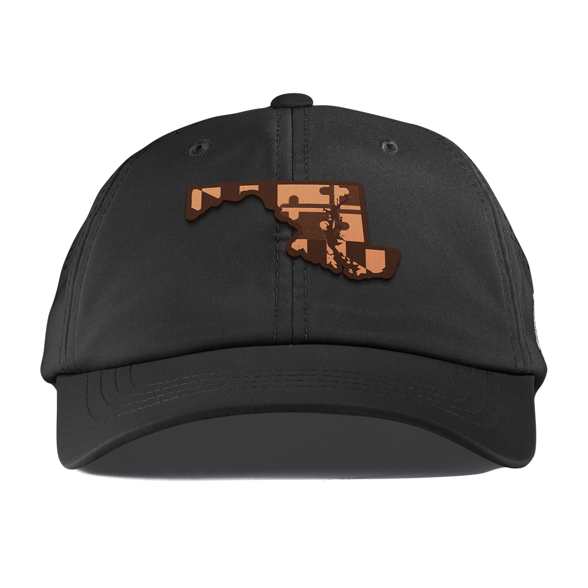 Maryland 7 Performance Dad Hat Black