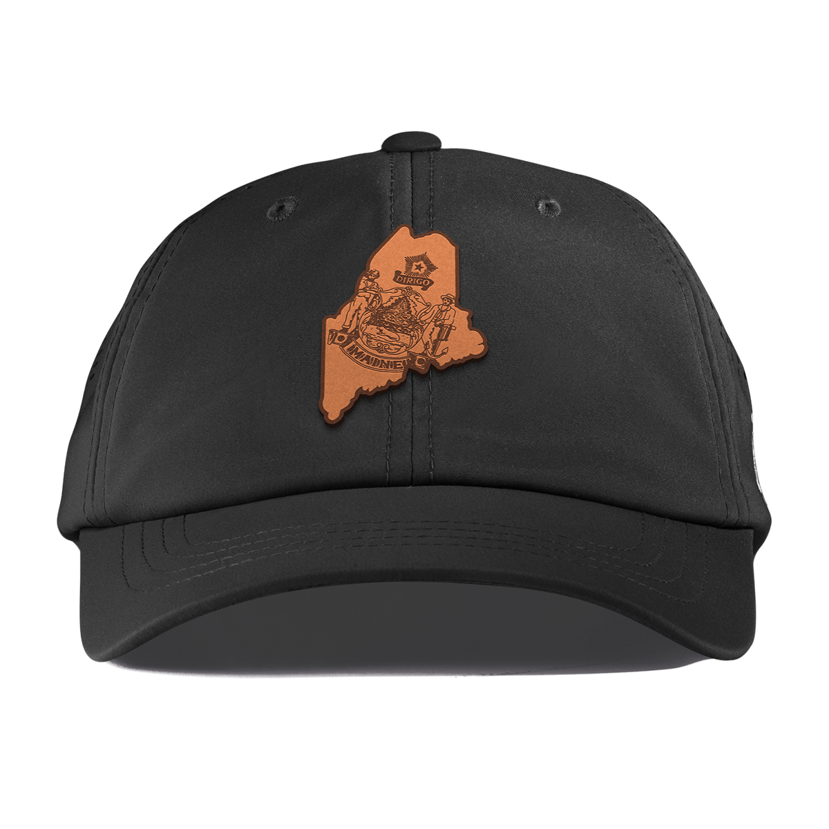Maine 23 Performance Dad Hat Black