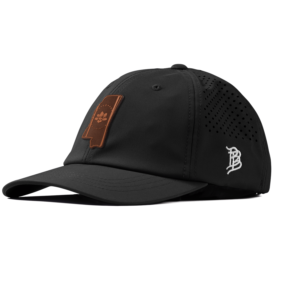 Mississippi 20 Performance Dad Hat Black