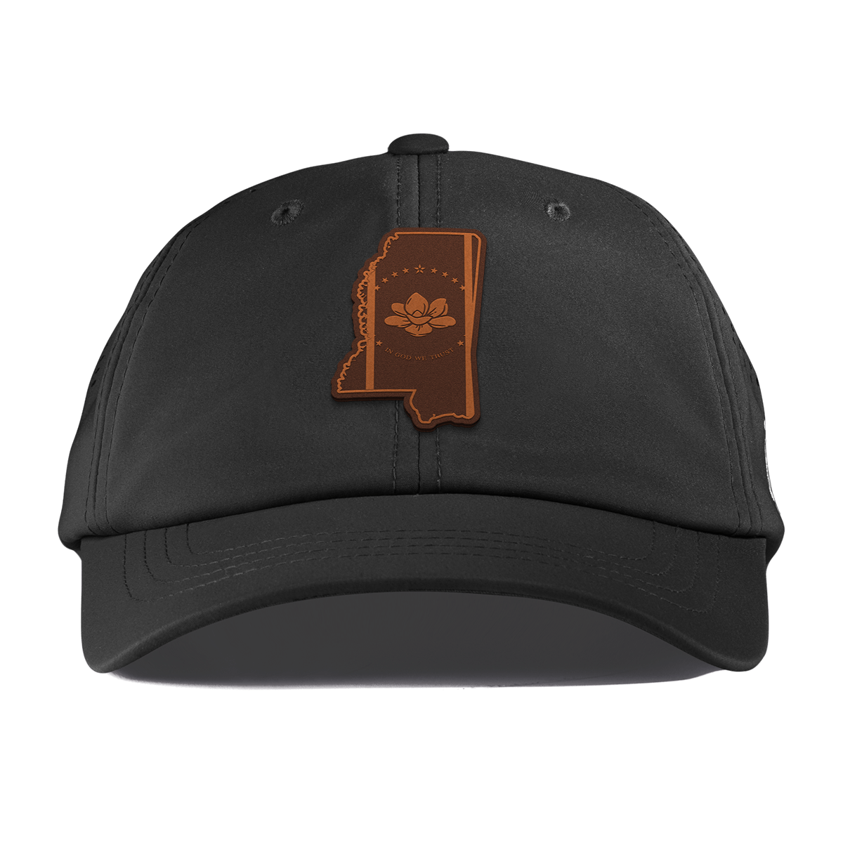 Mississippi 20 Performance Dad Hat Black