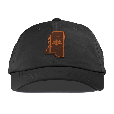 Mississippi 20 Performance Dad Hat Black