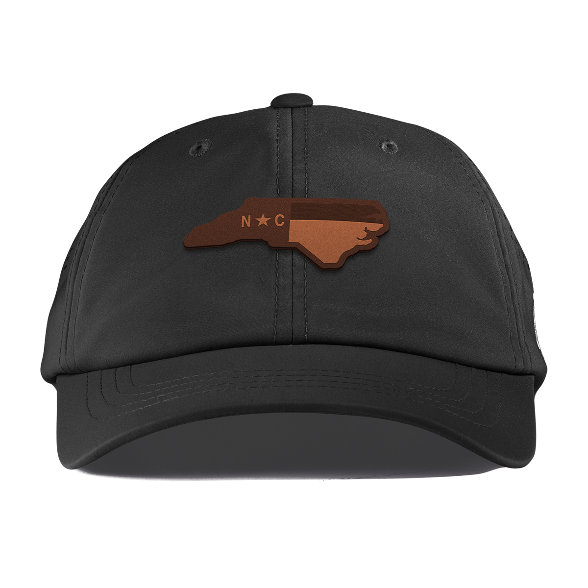 North Carolina 12 Performance Dad Hat Black
