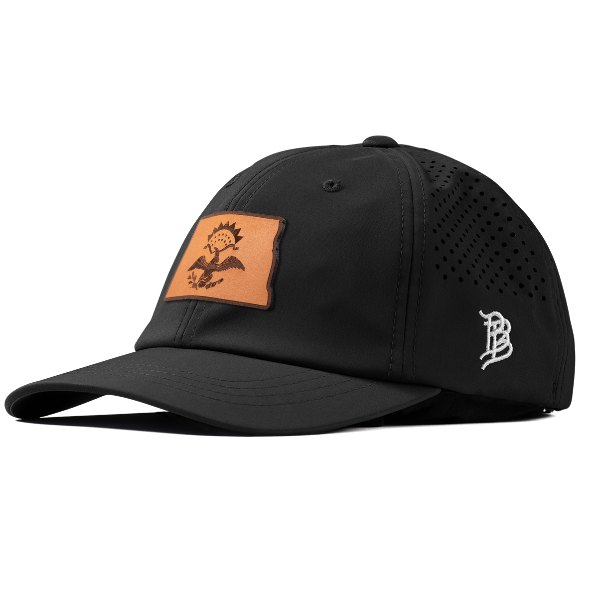 North Dakota 39 Performance Dad Hat Black