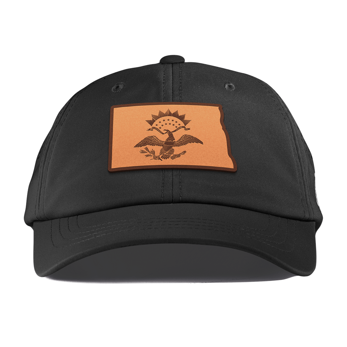 North Dakota 39 Performance Dad Hat Black