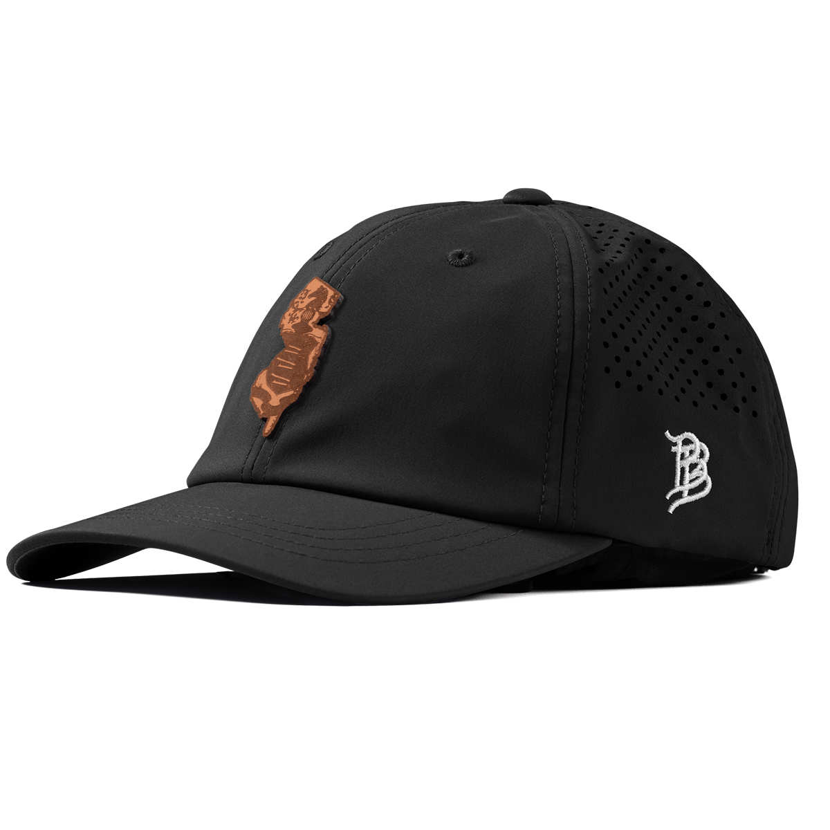 New Jersey 3 Performance Dad Hat Black