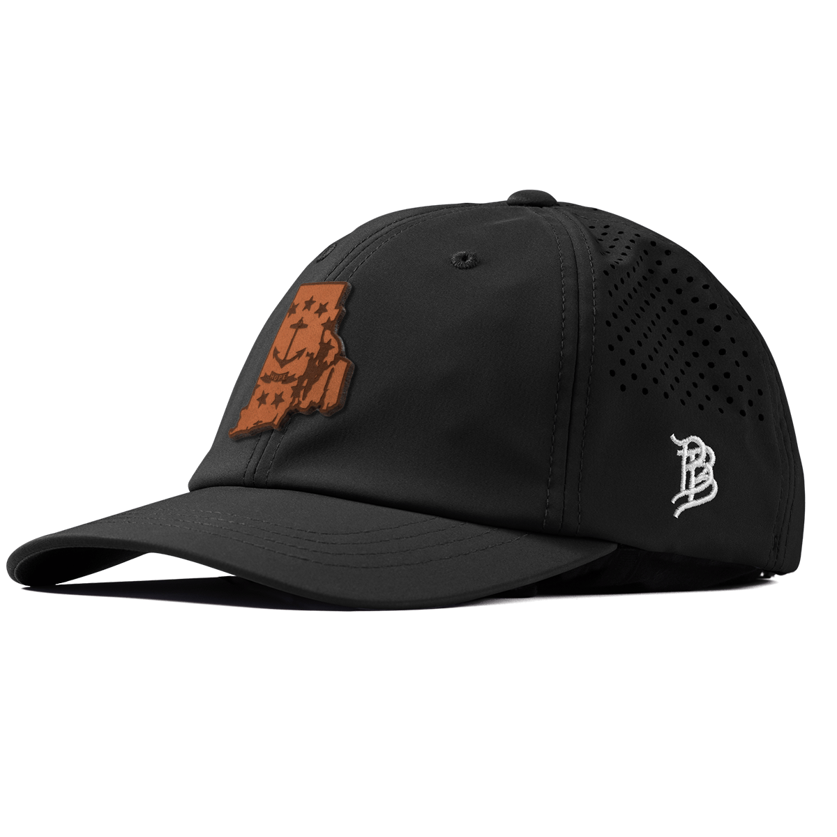 Rhode Island 13 Performance Dad Hat Black
