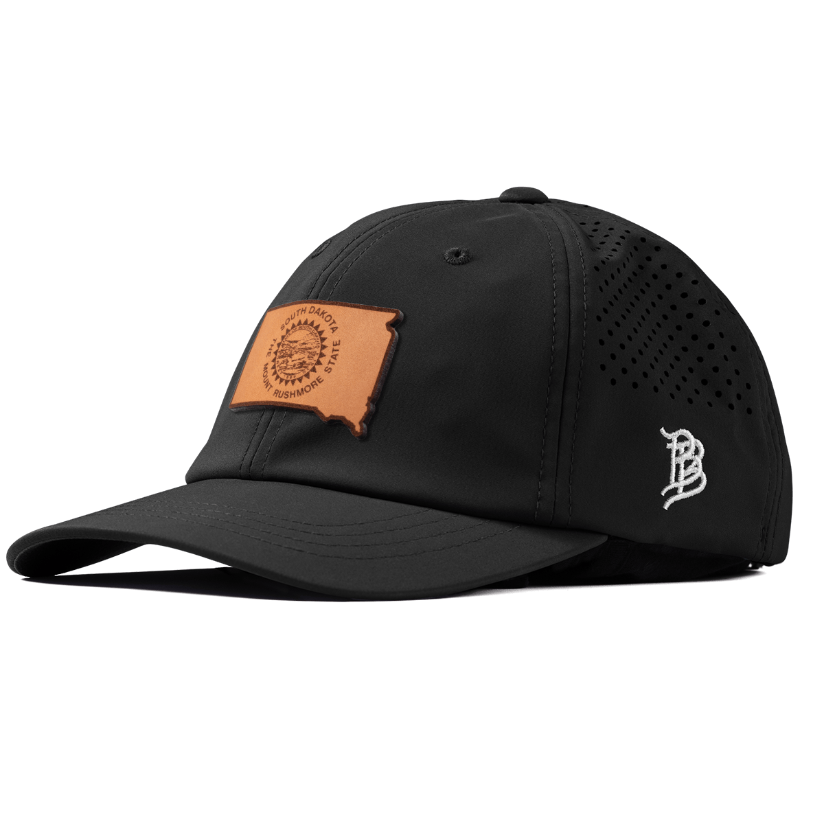 South Dakota 40 Performance Dad Hat Black