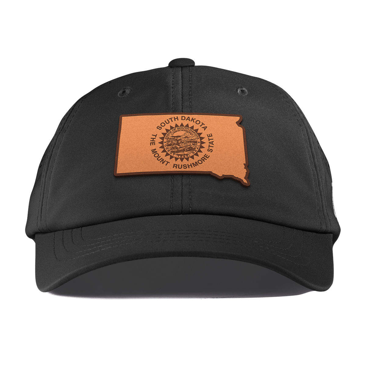 South Dakota 40 Performance Dad Hat Black