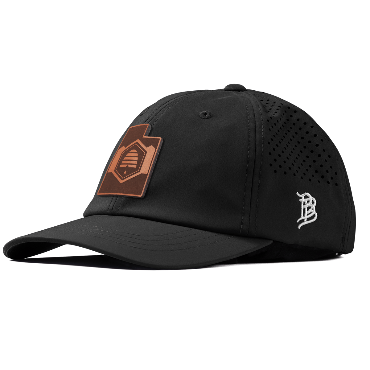 Utah 45 Performance Dad Hat Black