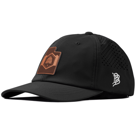 Utah 45 Performance Dad Hat Black