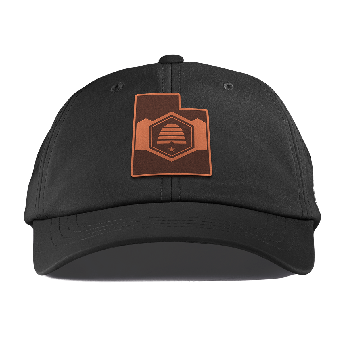 Utah 45 Performance Dad Hat Black