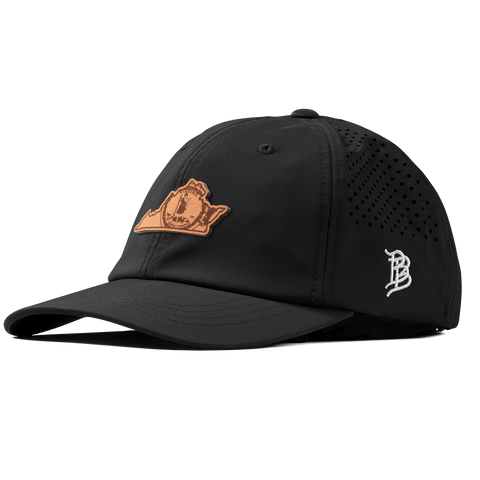 Virginia 10 Performance Dad Hat Black