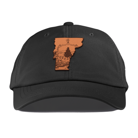 Vermont 14 Performance Dad Hat Black