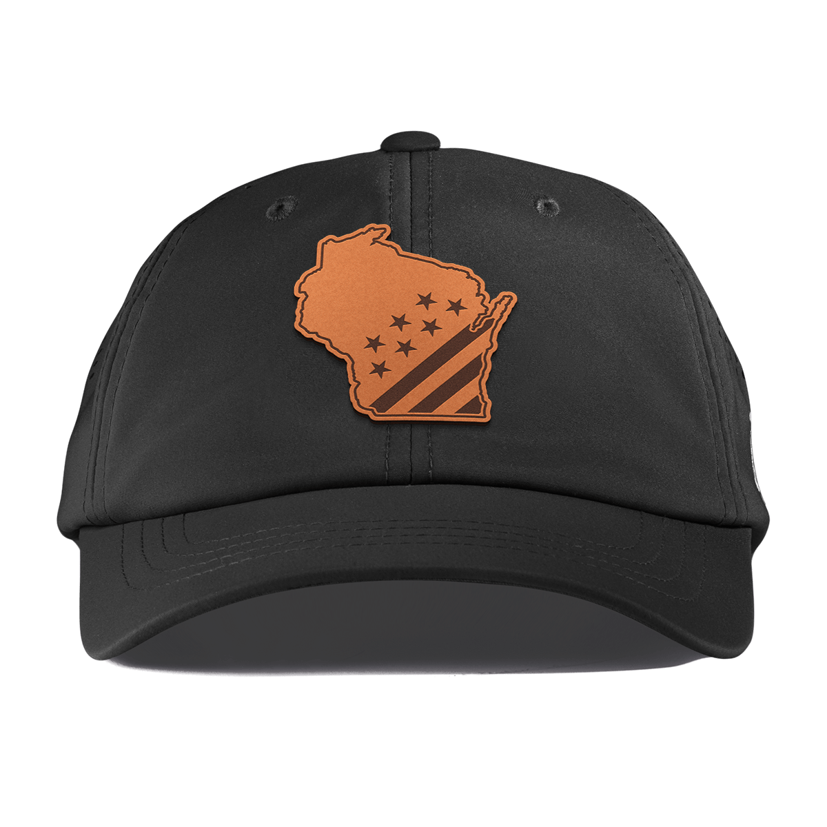 Wisconsin 30 Performance Dad Hat Black