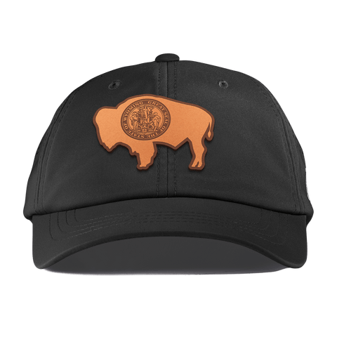 Wyoming 44 Performance Dad Hat Black