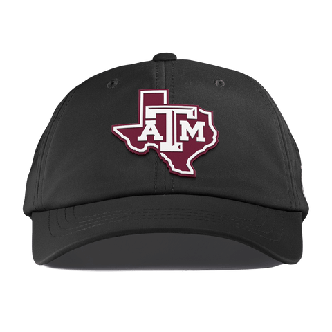 Texas A&M University "Texas A&M Outline" Performance Dad Hat Black