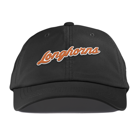 University of Texas "Texas Longhorn Script" Performance Dad Hat Black