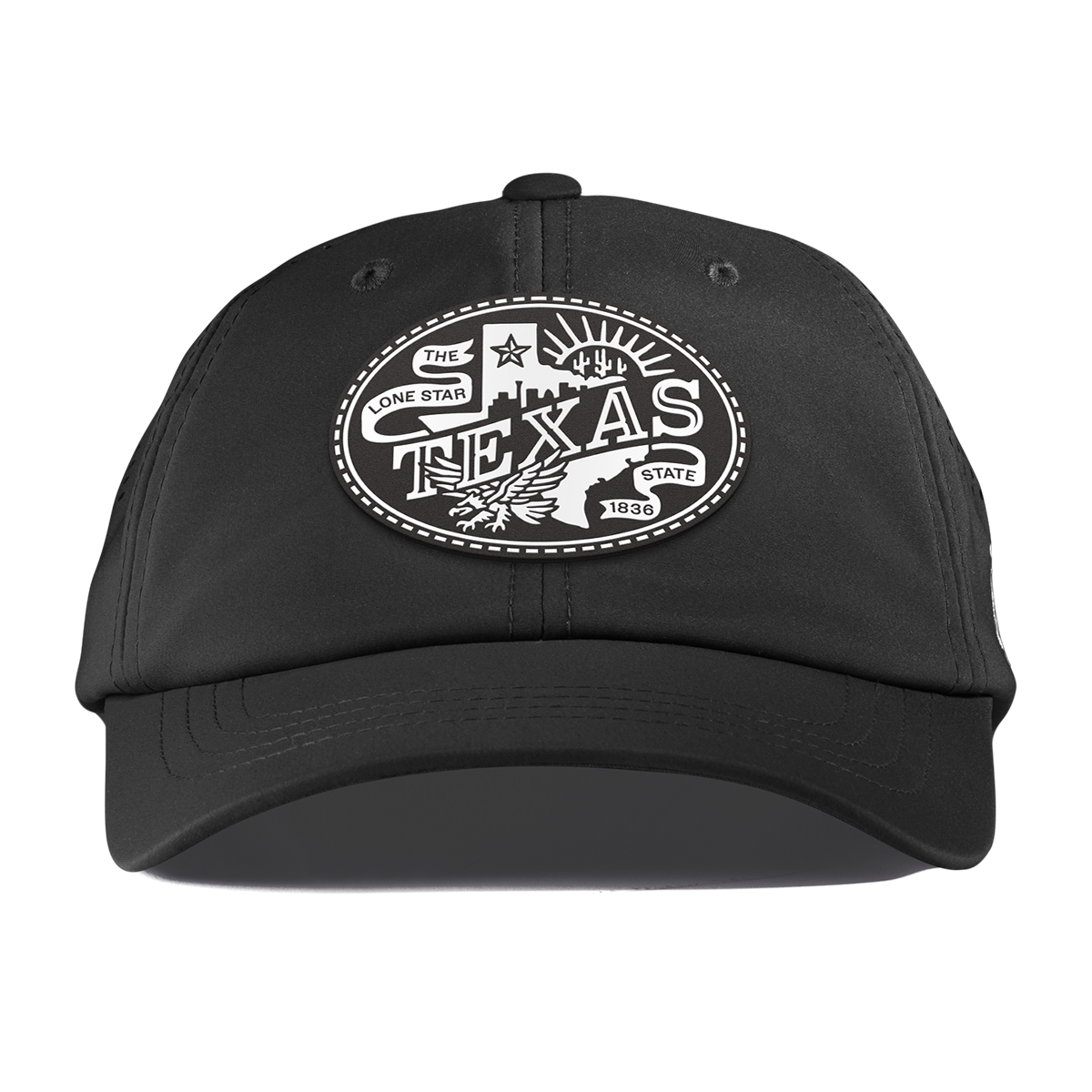 Texas Traveler Performance Dad Hat Black