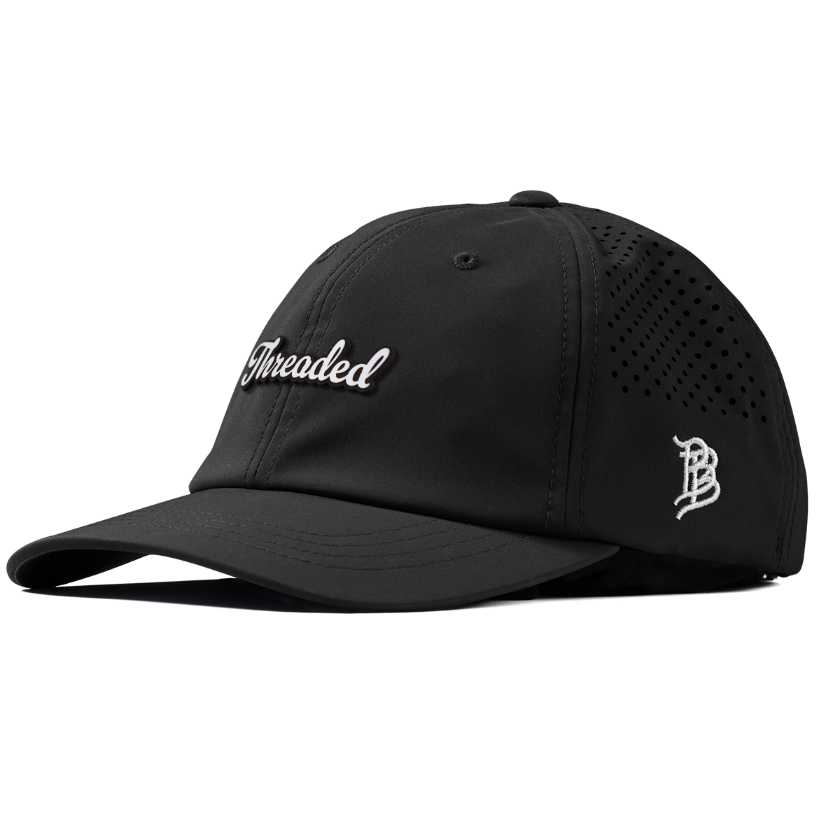 Threaded Script Performance Dad Hat Black