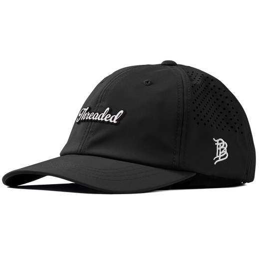 Threaded Script Performance Dad Hat Black
