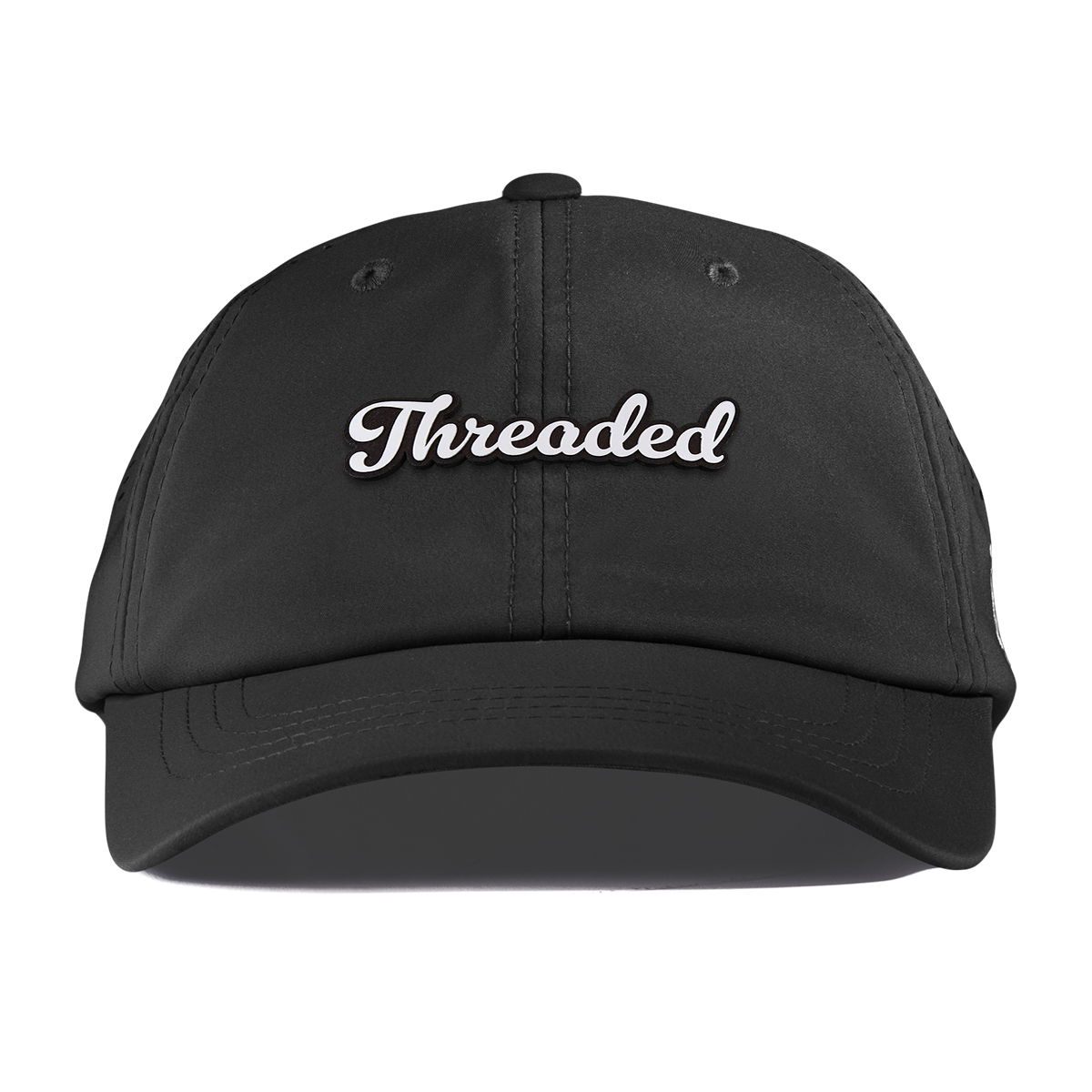 Threaded Script Performance Dad Hat Black