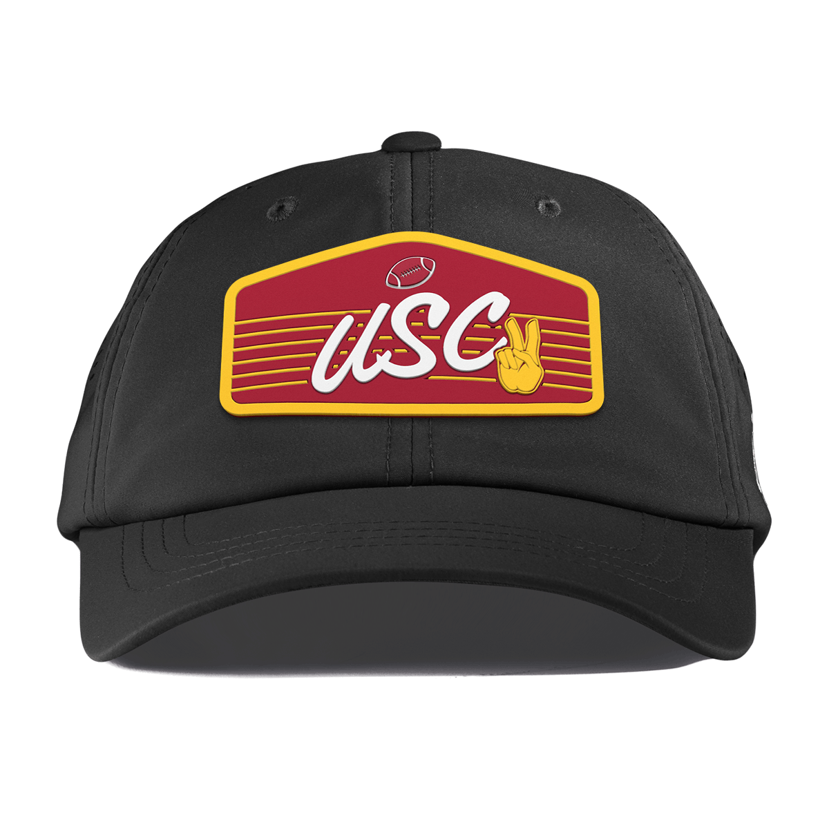 University of Southern California "Trojans Football" Performance Dad Hat Black