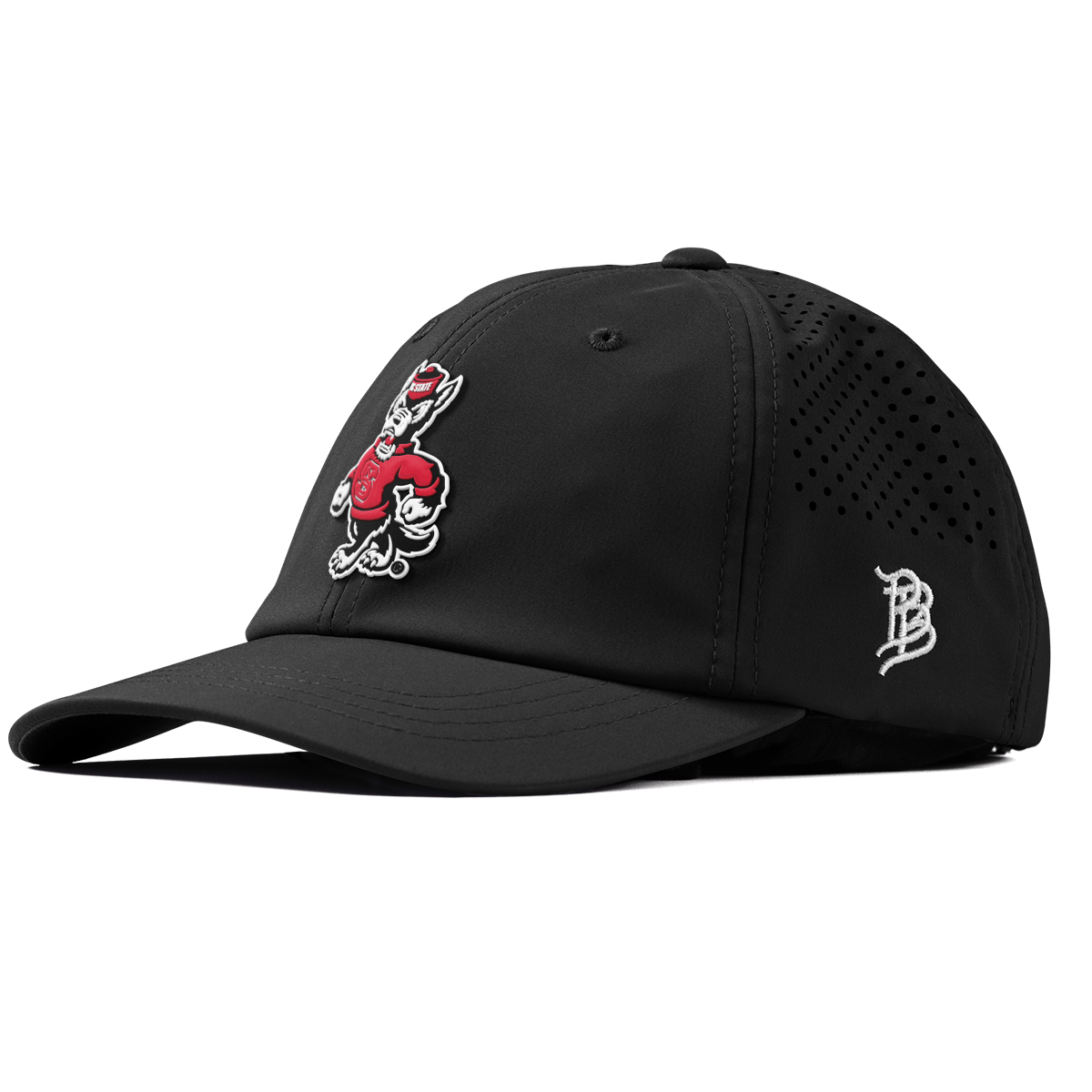 North Carolina State "Tuffy The Wolf" Performance Dad Hat Black