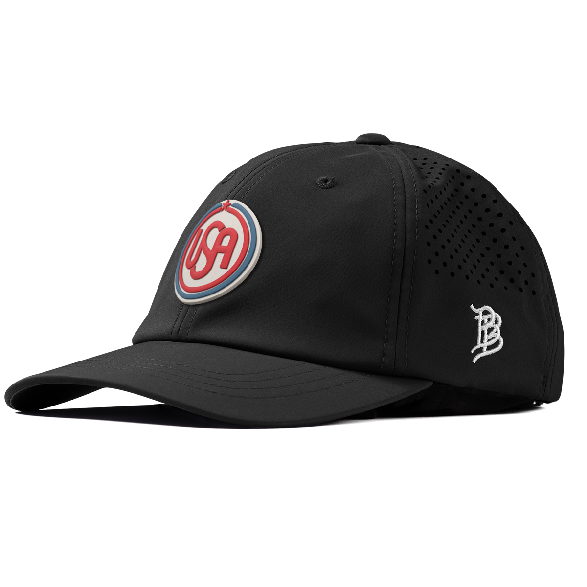 USA Icon Performance Dad Hat Black