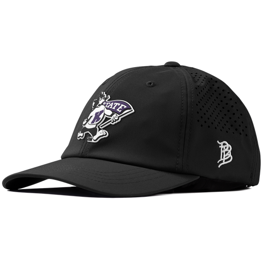 Kansas State University "Vintage Kansas State Wildcat" Performance Dad Hat Black