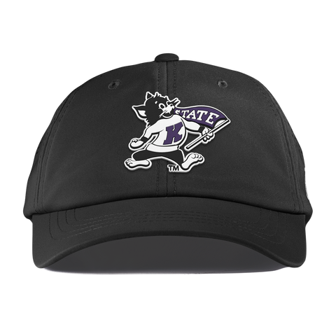 Kansas State University "Vintage Kansas State Wildcat" Performance Dad Hat Black