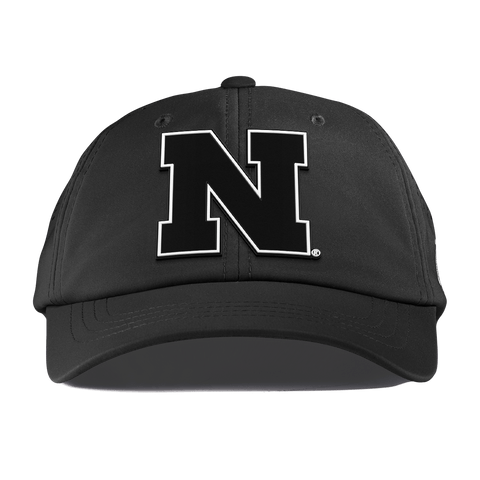 University of Nebraska "Vintage Nebraska Team Logo" Performance Dad Hat Black 