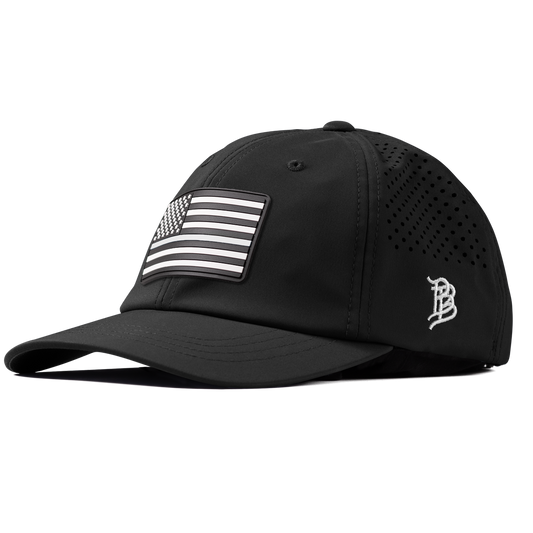 Vintage Old Glory Performance Dad Hat Black