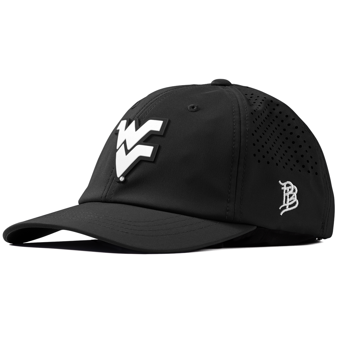 West Virginia University "Vintage West Virginia Team Logo" Performance Dad Hat Black