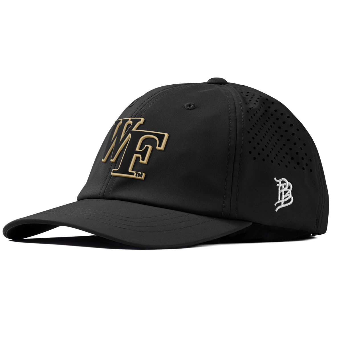 Wake Forest University "Wake Forest Block Black" Performance Dad Hat