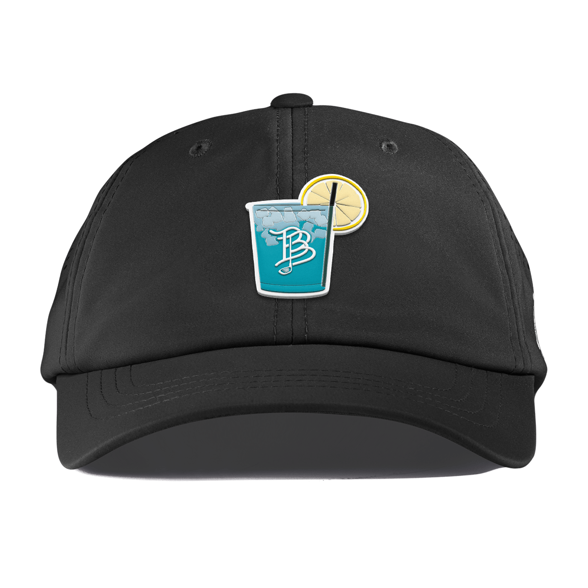 Water Hazard Performance Dad Hat Black