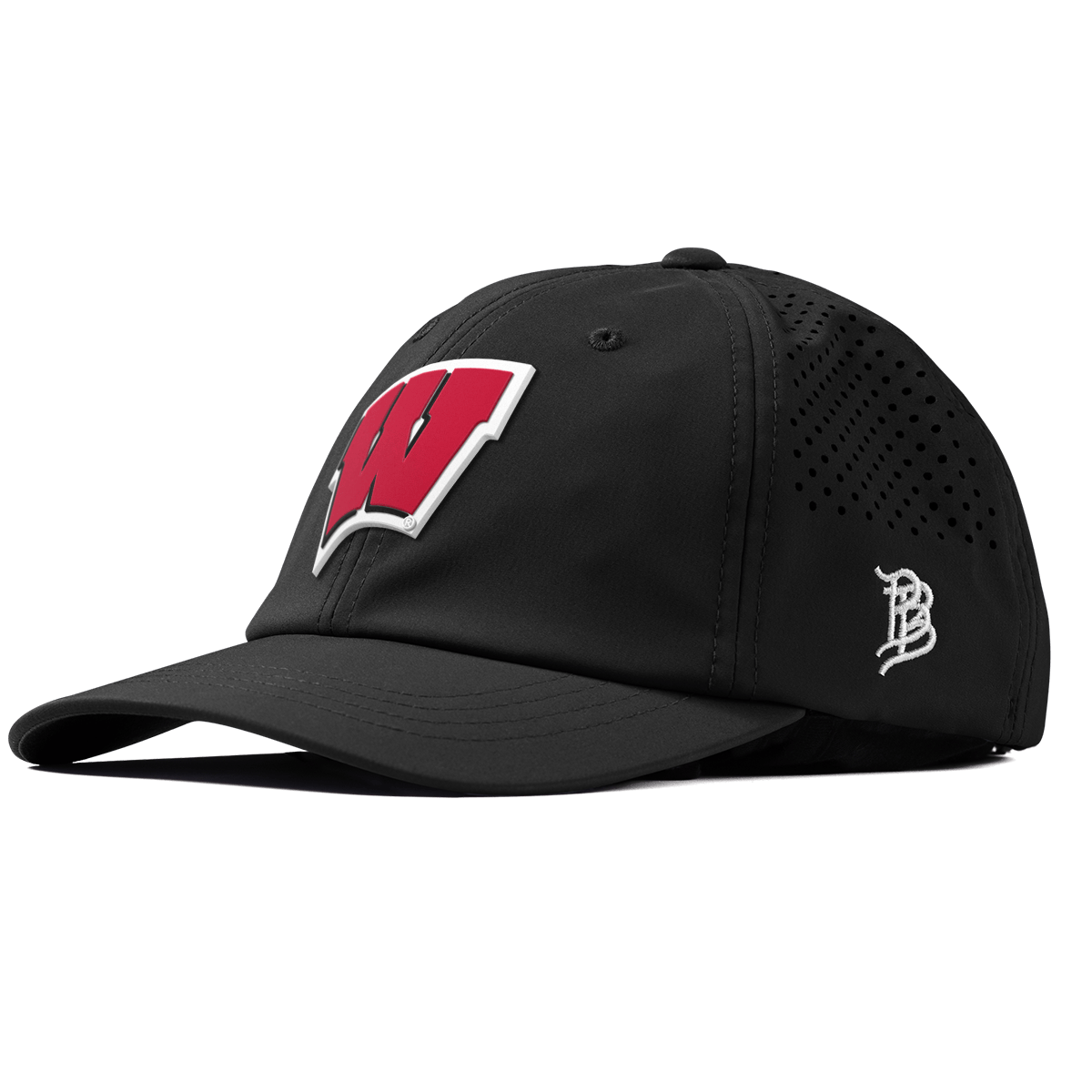 University of Wisconsin "Wisconsin Team Logo" Performance Dad Hat Black
