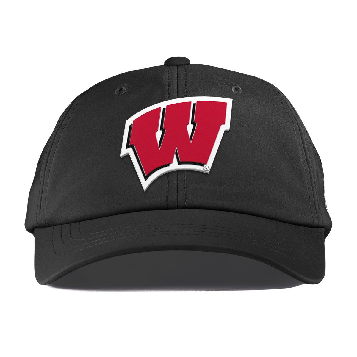 University of Wisconsin "Wisconsin Team Logo" Performance Dad Hat Black