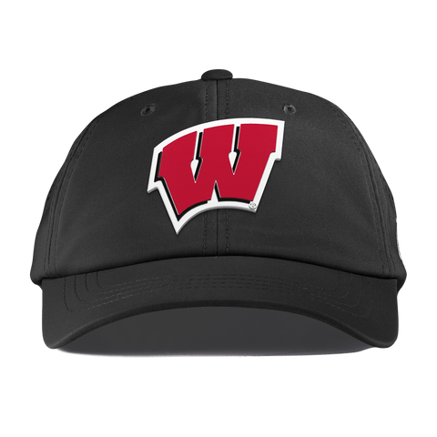 University of Wisconsin "Wisconsin Team Logo" Performance Dad Hat Black