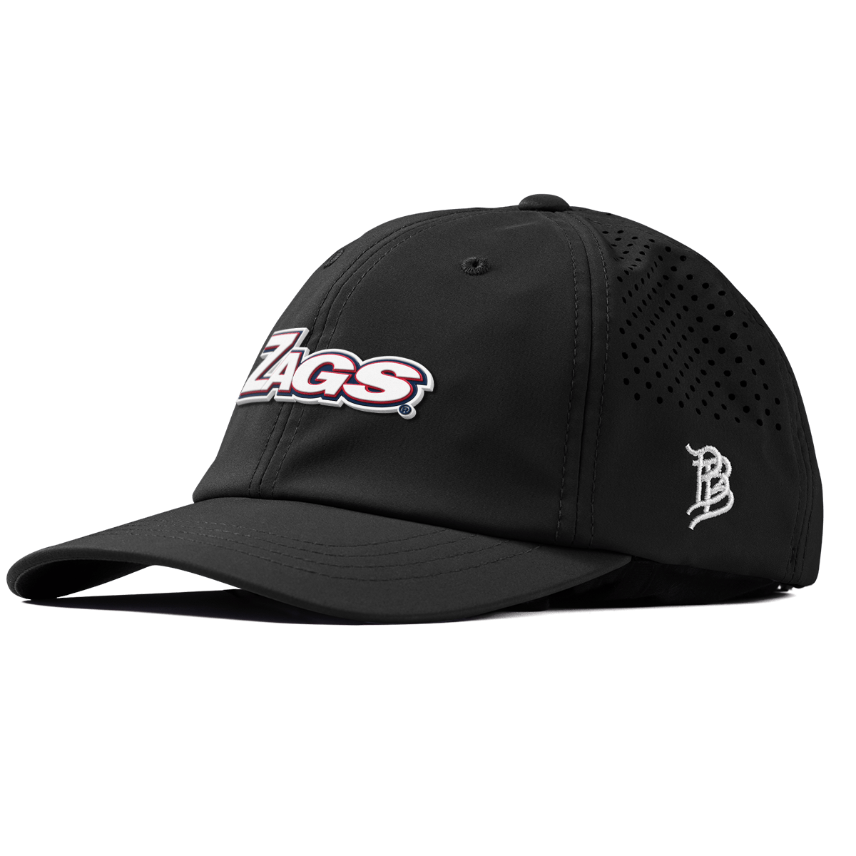 Gonzaga University "Zags Block" Performance Dad Hat Black